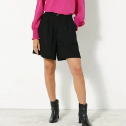 Short<Blancheporte Soepele, ruime short zwart