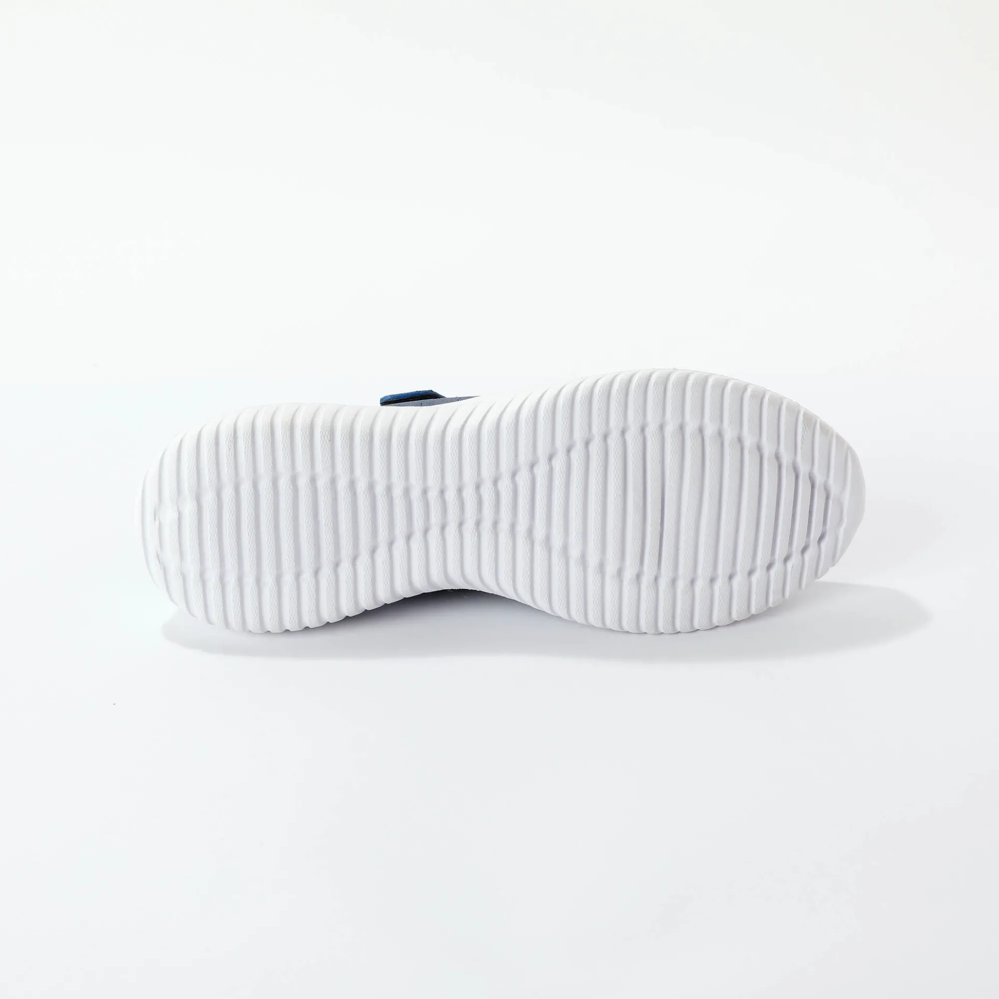 Ballerina's|Schoenen<Blancheporte Soepele schoenen met riempjes en ajour jeansblauw