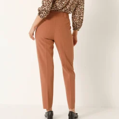 Feestoutfits Dames|Broek<Blancheporte Soepele slimbroek karamel