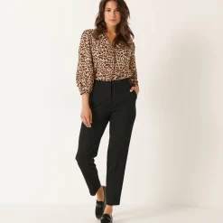 Broek<Blancheporte Soepele slimbroek zwart