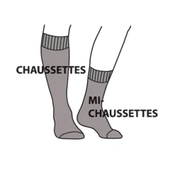Ondergoed<Labonal Sokken in fil d'Ecosse met masserend effect - set van 2 paar grijs