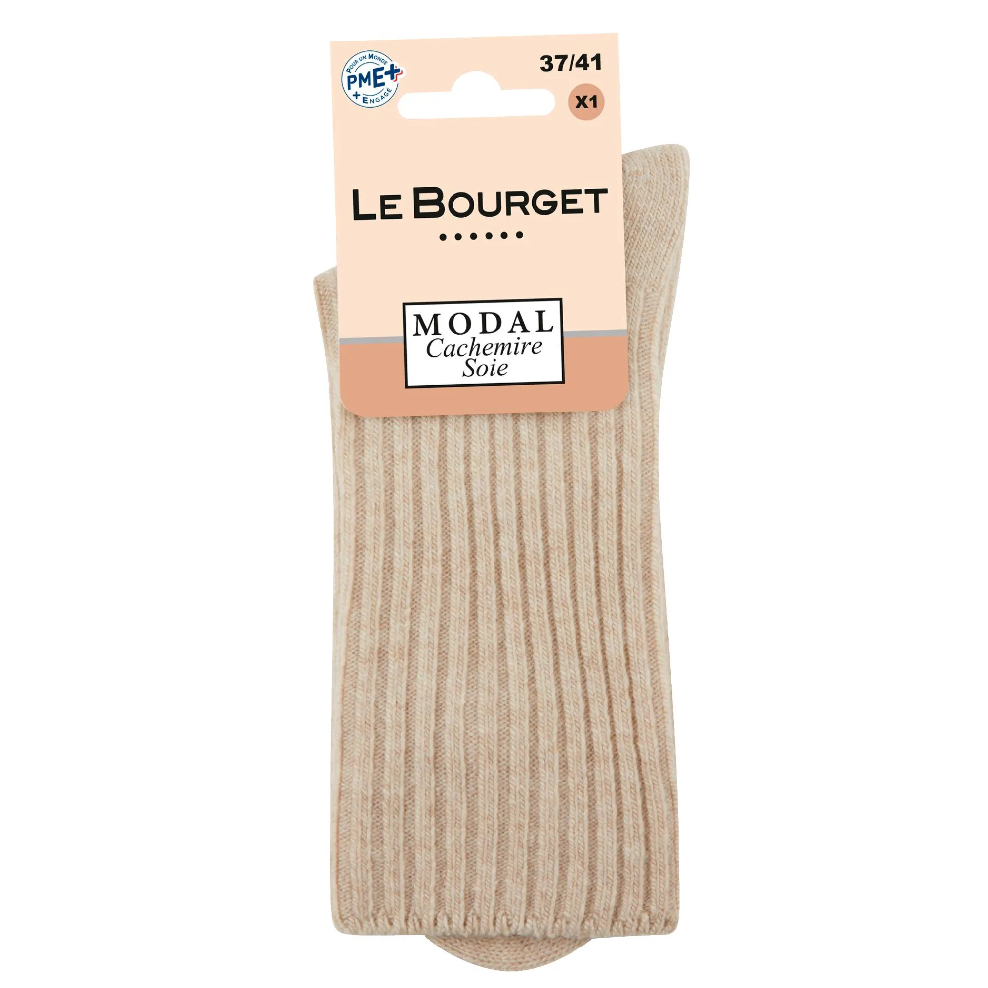 Panty’s, Kniekousen En Sokken<Le Bourget Sokken in modal met kasjmier en zijde chiné beige