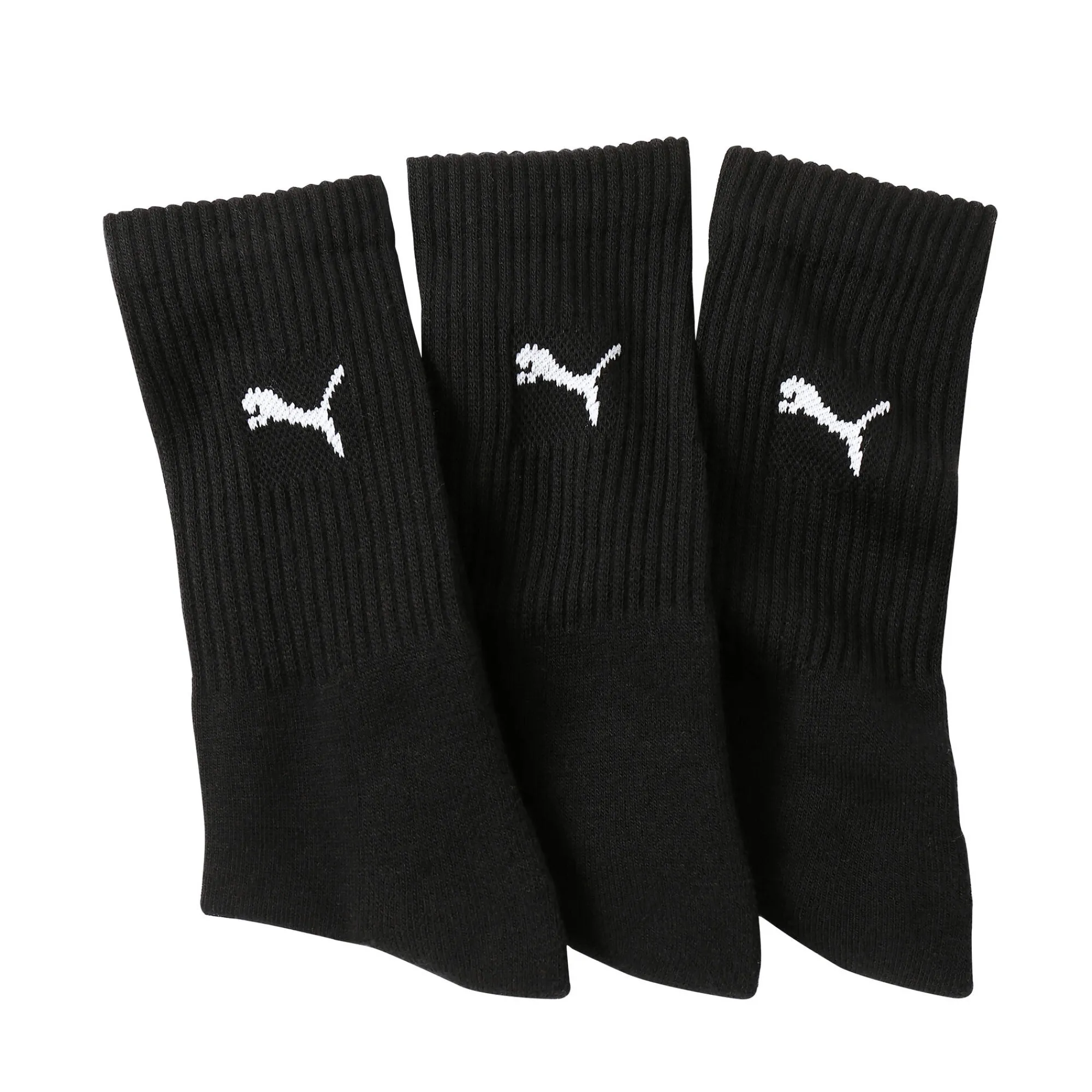 Ondergoed<Puma Sokken Crew - set van 3 paar zwart