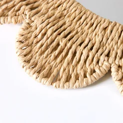 Decoratieartikel|Kinderdecoratie<Blancheporte Spiegel in bloemvorm, rotan naturel
