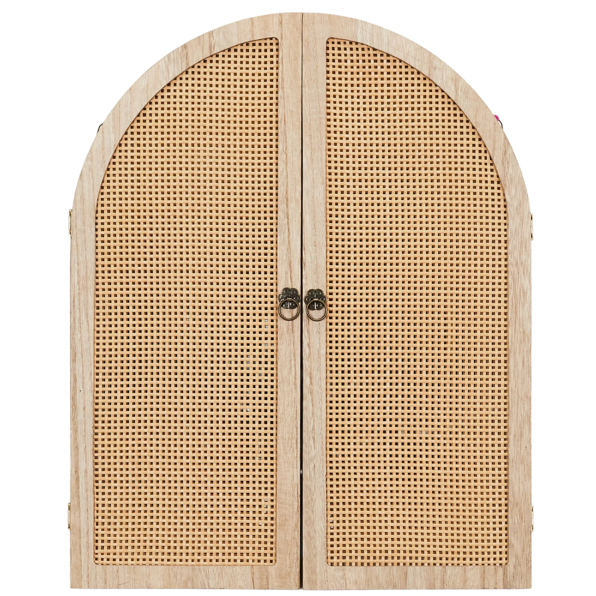 Decoratieartikel<Blancheporte Spiegel met luikjes naturel