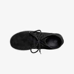 Bottines En Boots|Schoenen<Blancheporte Splitleren bottines met veters zwart