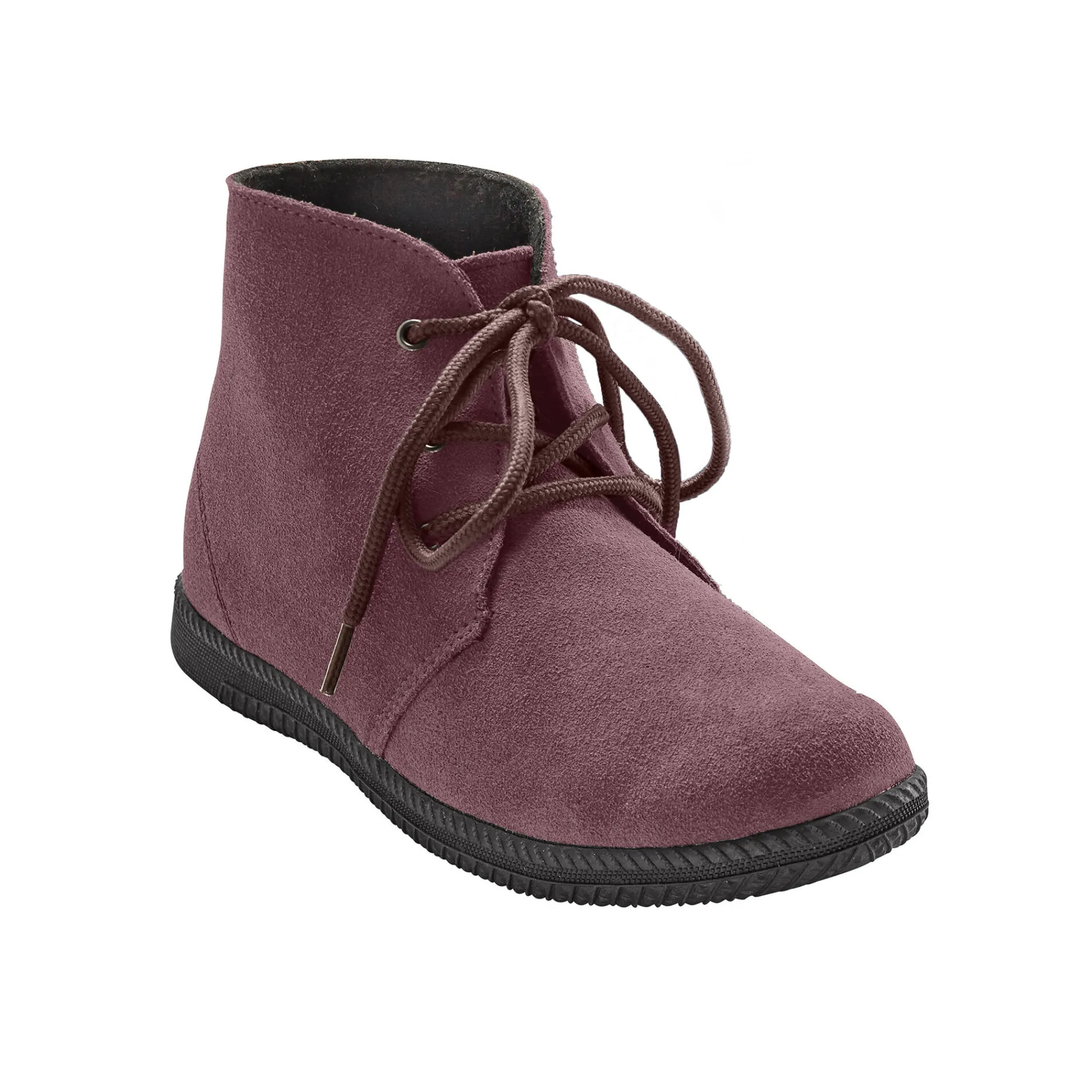 Bottines En Boots|Schoenen<Blancheporte Splitleren bottines met veters bruin