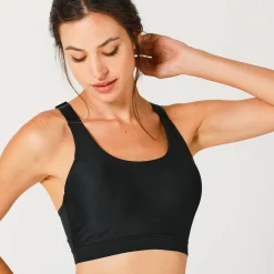 Beha<Blancheporte Sportbeha in microvezel met zwemmersrug zwart