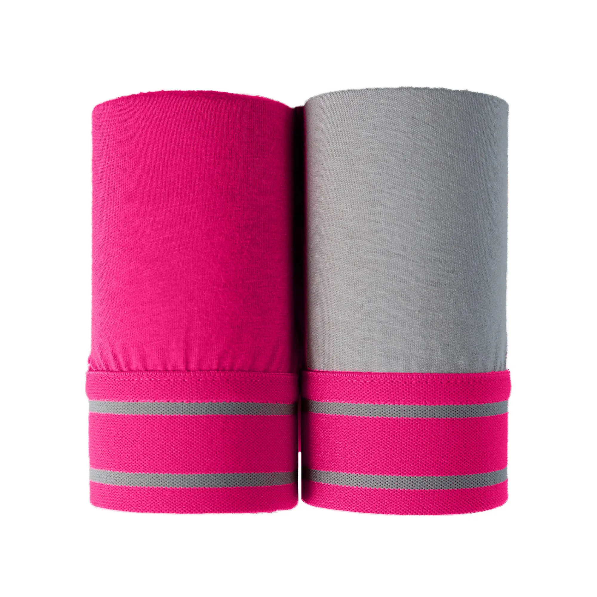 Beha<Blancheporte Sportbehatopje zonder beugels - set van 2 fuchsia + taupe