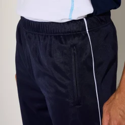 Broek<Blancheporte Sportbroek in 7/8-model, microvezel met geruwde binnenkant marine