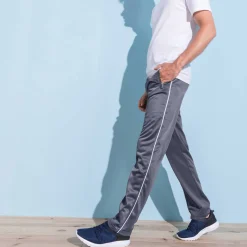 Broek<Blancheporte Sportieve broek met geruwde binnenkant grijs