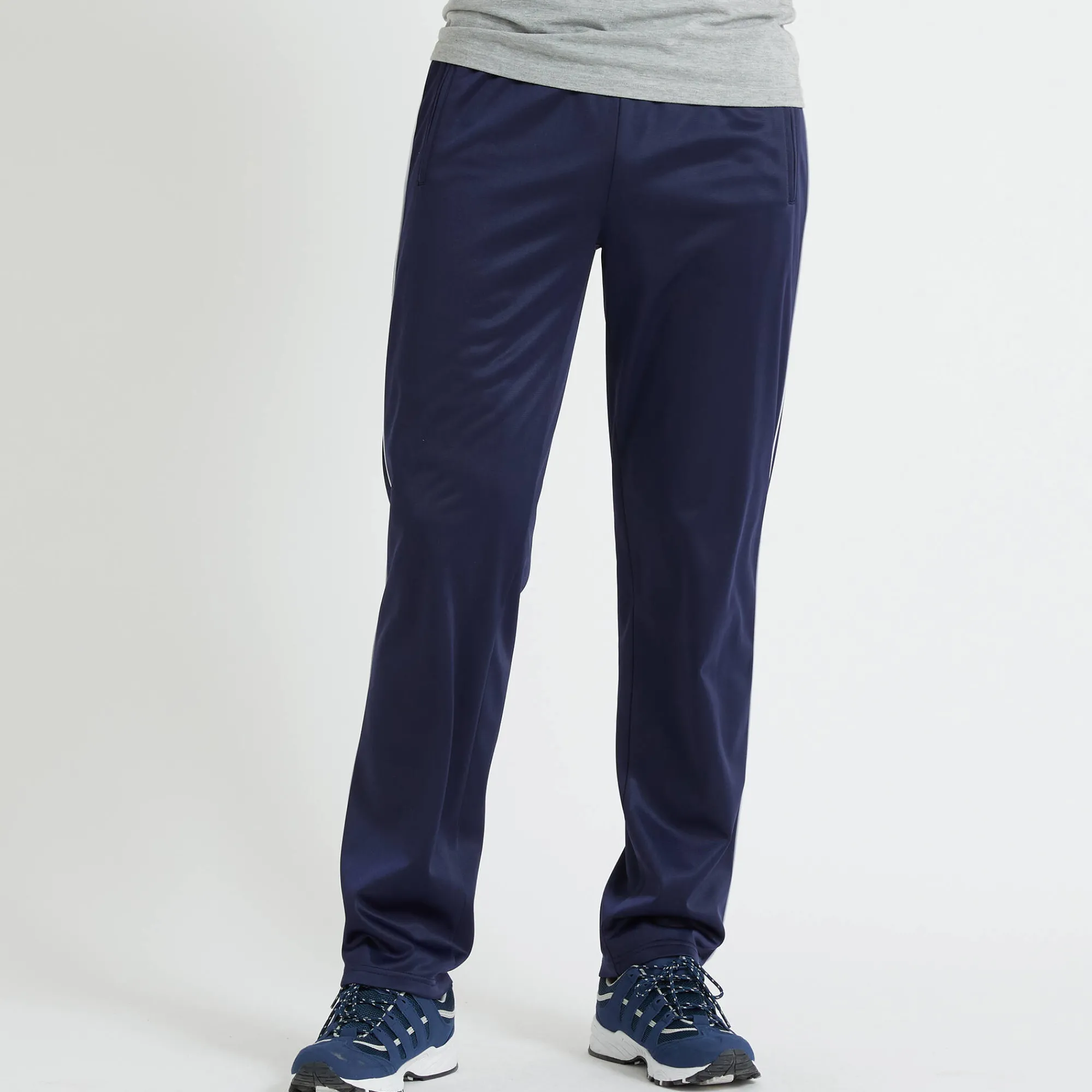 Broek<Blancheporte Sportieve broek met geruwde binnenkant marine