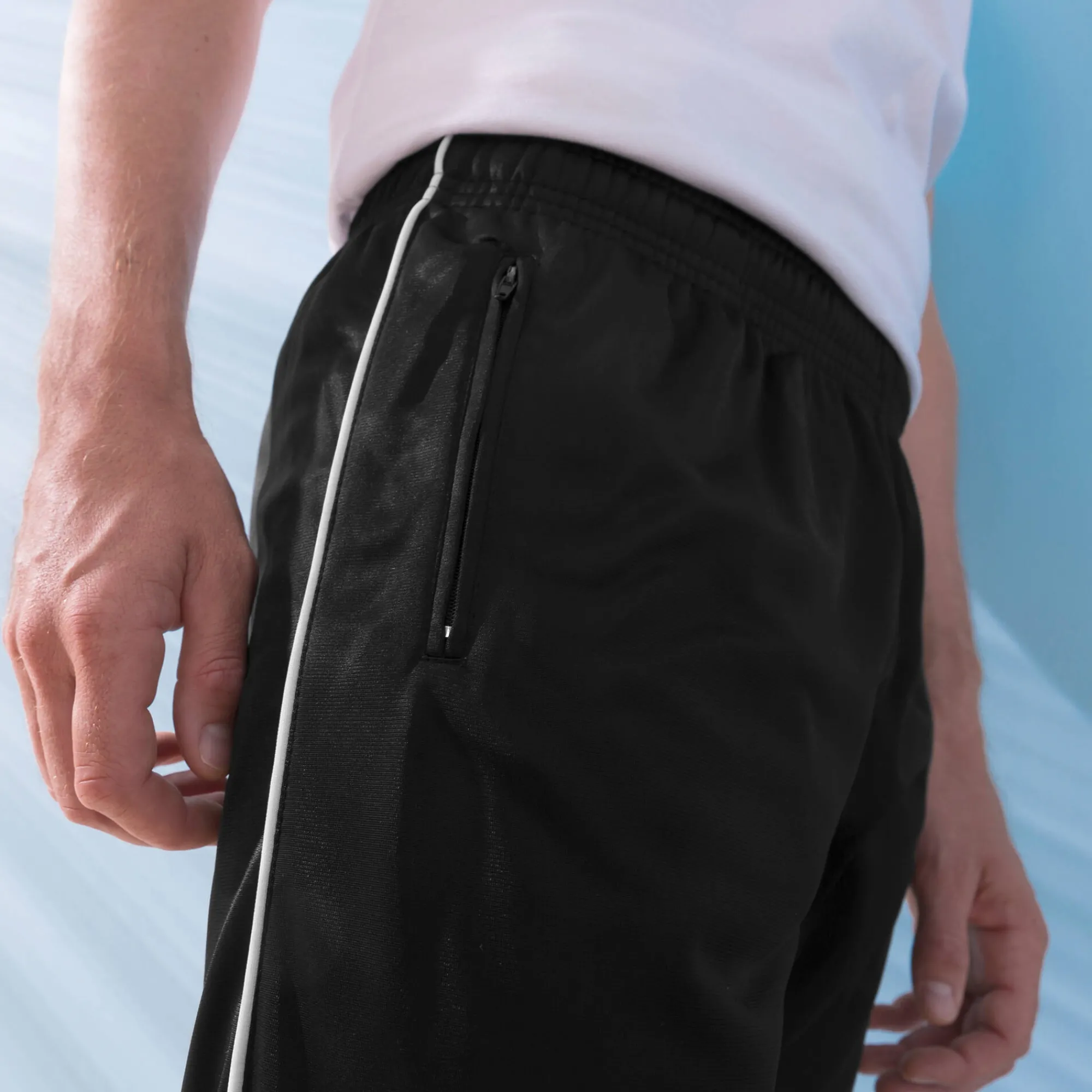 Broek<Blancheporte Sportieve broek met geruwde binnenkant zwart