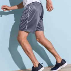 Short En Bermuda<Blancheporte Sportieve, elastsiche short grijs