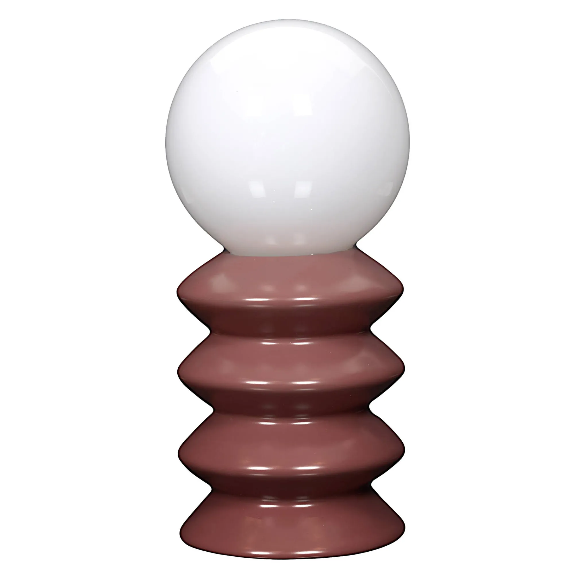 Decoratieartikel<Blancheporte Staande ledlamp op batterijen, in keramiek terracotta