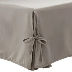 Zitbankhoes<Blancheporte Standaard klik-klakhoes in microvezel taupe