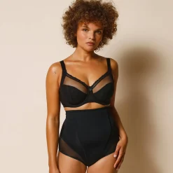 Beha<Blancheporte Steungevende beha in modellerend tricot - met beugels zwart