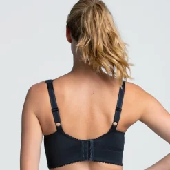 Beha<Miss Mary Of Sweden Steungevende beha met soepele cups Cotton Simplex - zonder beugels zwart