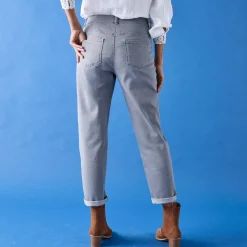Jeans<Blancheporte Stretch jeans in 'mom' model grijs
