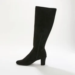 Feestelijke Schoenen|Laarzen<Blancheporte Stretch laarzen met hak zwart
