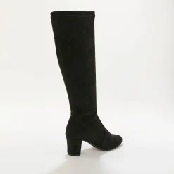 Feestelijke Schoenen|Laarzen<Blancheporte Stretch laarzen met hak zwart