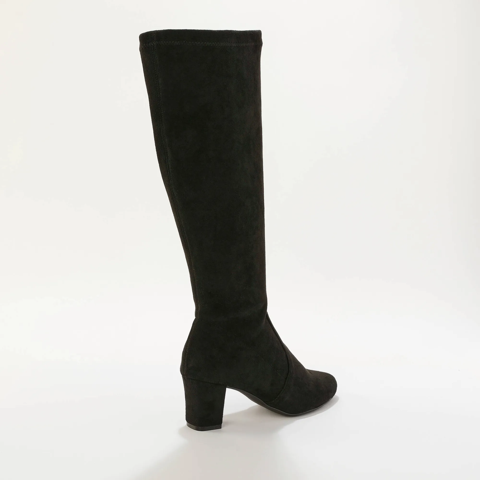 Feestelijke Schoenen|Laarzen<Blancheporte Stretch laarzen met hak zwart