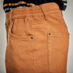 Short En Bermuda<Blancheporte Stretchbermuda met 5 zakken, elastische tailleband opzij karamel