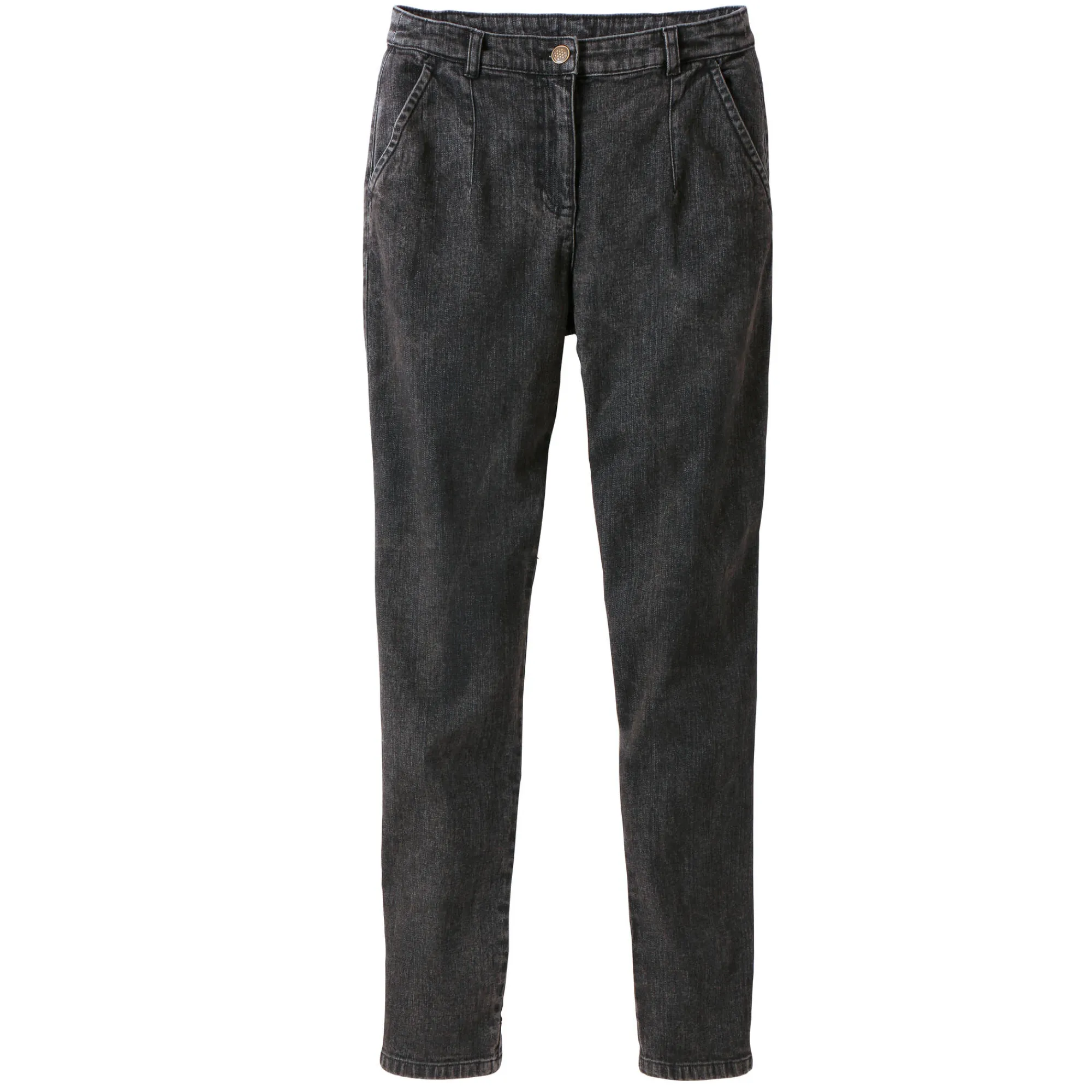 Jeans|Broek<Blancheporte Stretchjeans in 'mom' model, hoge taille used black