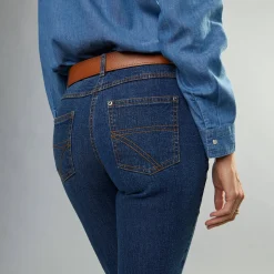 Jeans<Blancheporte Stretchjeans in recht model - gemiddelde lengte stone