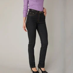 Jeans<Blancheporte Stretchjeans in recht model - kleine lengte black