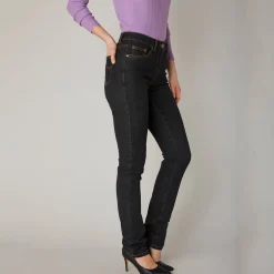 Jeans<Blancheporte Stretchjeans in recht model - kleine lengte black