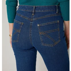 Jeans<Blancheporte Stretchjeans in recht model - kleine lengte dark blue