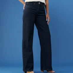 Jeans|Broek<Blancheporte Stretchjeans met ruim model, grote lengte raw