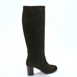 Feestelijke Schoenen|Laarzen<Blancheporte Suède leren laarzen zwart