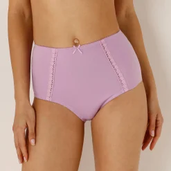 Slip En Shorty<Blancheporte Super maxislip in katoen - set van 2 blauw + parma