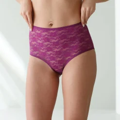 Slip En Shorty<Blancheporte Supermaxislip in stretchkant - set van 2 violine + parma