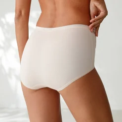 Slip En Shorty<Blancheporte Supermaxislip met kant - set van 3 zwart + nude + wit