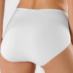 Slip En Shorty<Blancheporte Supermaxislip met kant - set van 3 wit