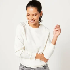 Trui En Vest<Blancheporte Sweater in molton ecru