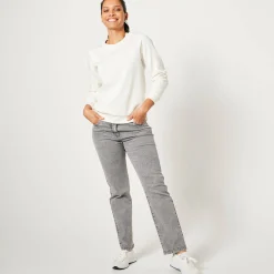 Trui En Vest<Blancheporte Sweater in molton ecru
