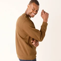 Sweater|Trui En Vest<Blancheporte Sweater in molton met ronde hals koper