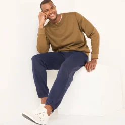 Sweater|Trui En Vest<Blancheporte Sweater in molton met ronde hals koper