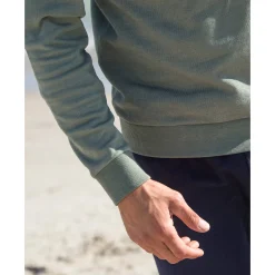 Sweater|Trui En Vest<Blancheporte Sweater in molton met ronde hals linde