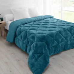 Dekbed<Blancheporte Synthetisch dekbed, dubbelzijdig, 600 g/m² eendengroen