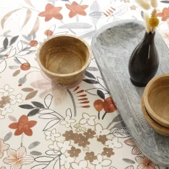 Tafellaken En Tafelloper<Blancheporte Tafellaken in polyester met plattelandsprint beige