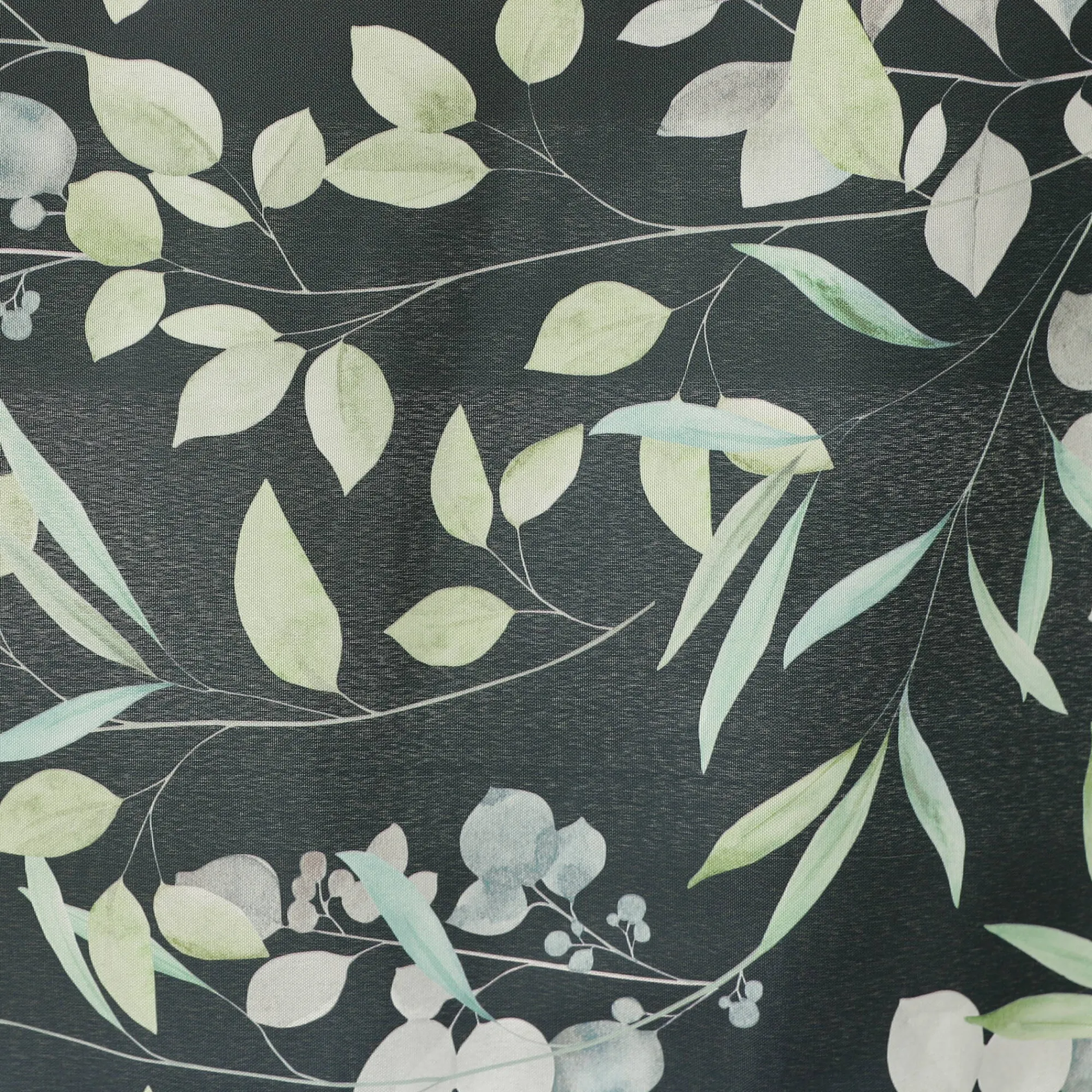 Tafellaken En Tafelloper<Blancheporte Tafellaken in polyester, met bladerenprint blauw