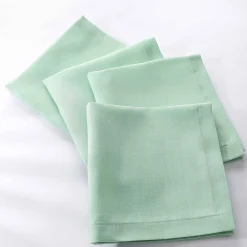 Tafellaken En Tafelloper<Blancheporte Tafellaken met linnenaspect amandel groen