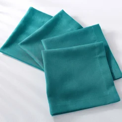 Tafellaken En Tafelloper<Blancheporte Tafellaken met linnenaspect eendenblauw