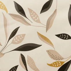 Tafelkleed<Blancheporte Tafelzeil met natuurlijke print beige / zwart