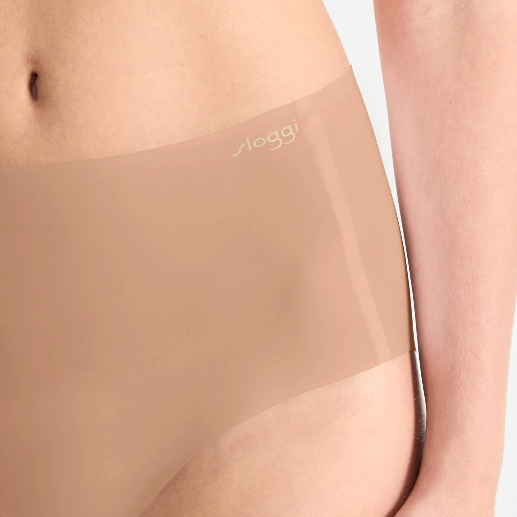 Slip En Shorty<Sloggi Tailleslip "Zero Feel 2.0" in microvezel met tweede huid-effect - Set van 2 huidkleur